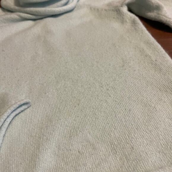 GAP Y2K Women's Stretch Turtleneck Sweater Light Blue Size Small - Picture 5 of 8